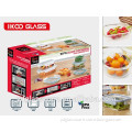 air-tight pyrex glass food storage container set